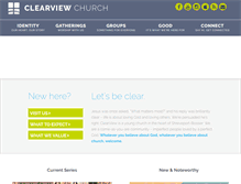 Tablet Screenshot of clearviewshreveport.org